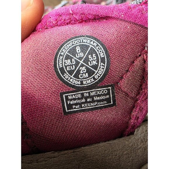 Keen Womens Waterproof Whisper Outdoor Hiking 1014204 Pink Grey Sandals 8 - Picture 5 of 16